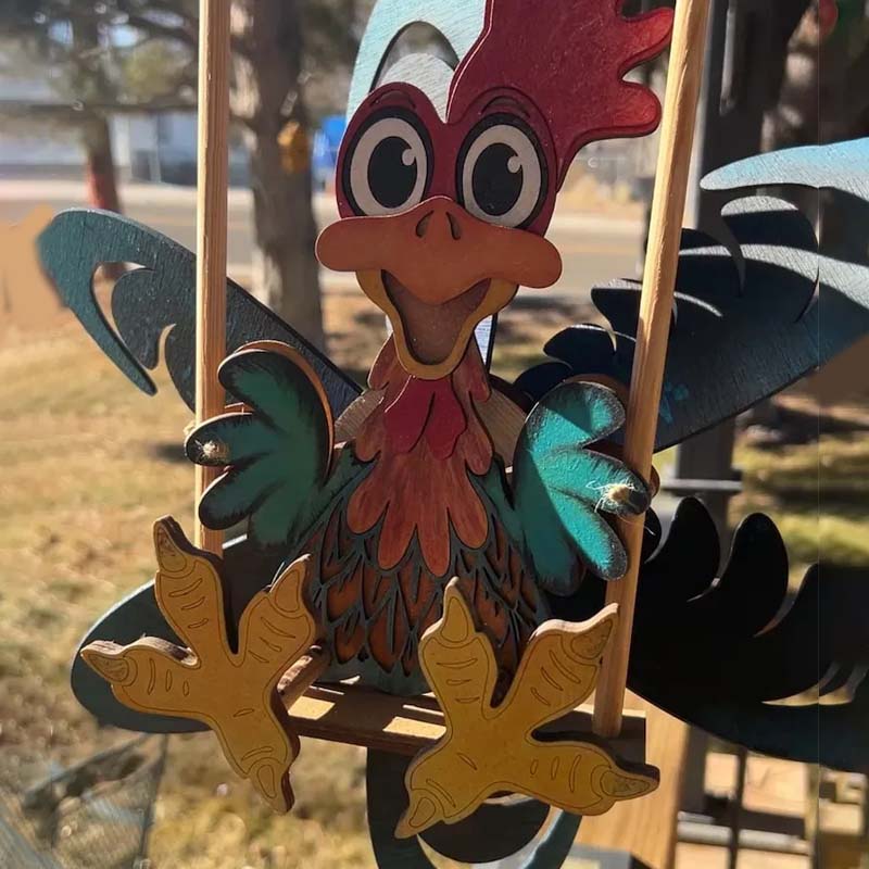 FUNNY Animal Windspinner Courtyard Decoration