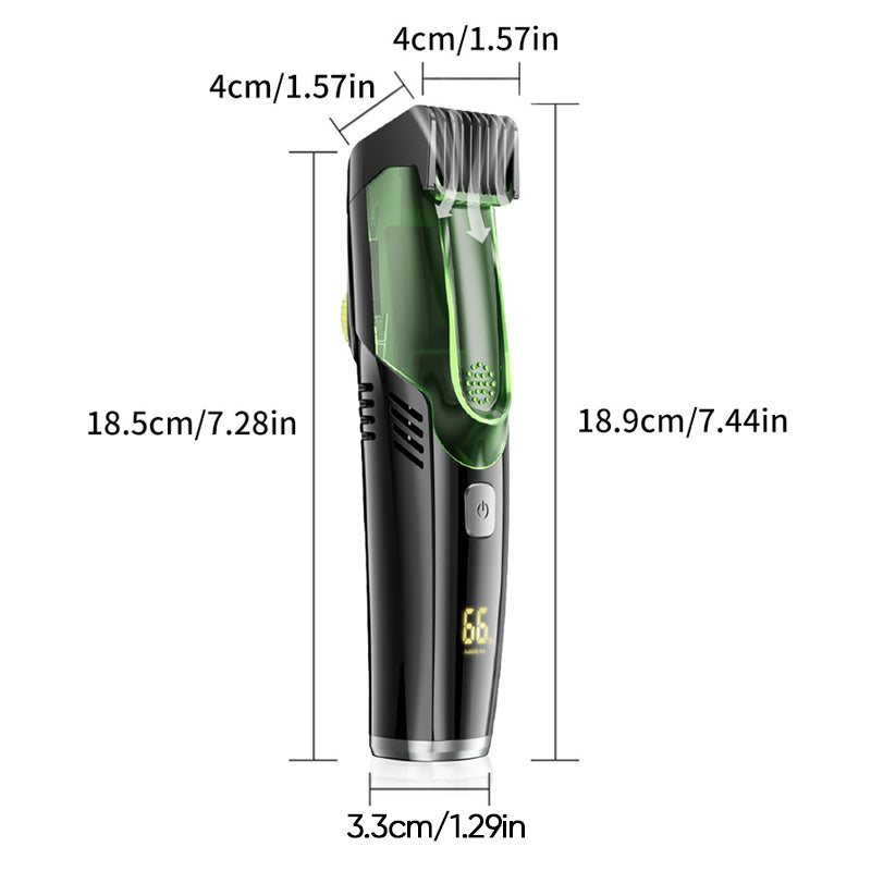 Vacuum Beard Shaver-20 Length and Styles Adjustable