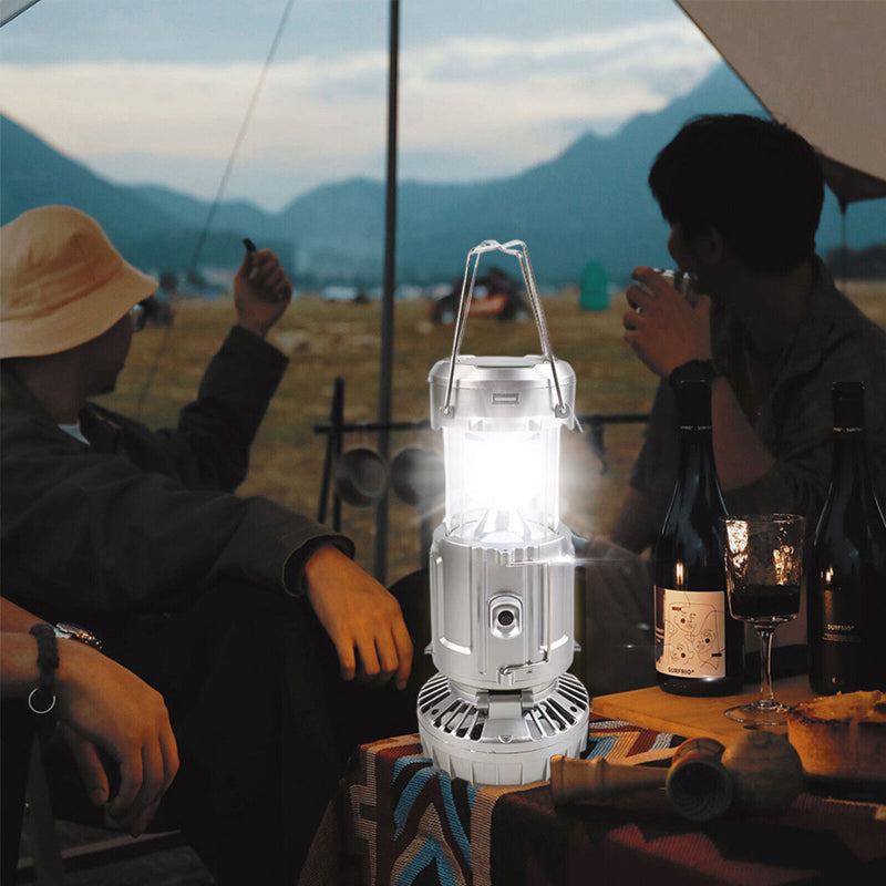 🎐6 in 1 Portable Solar LED Camping Lantern