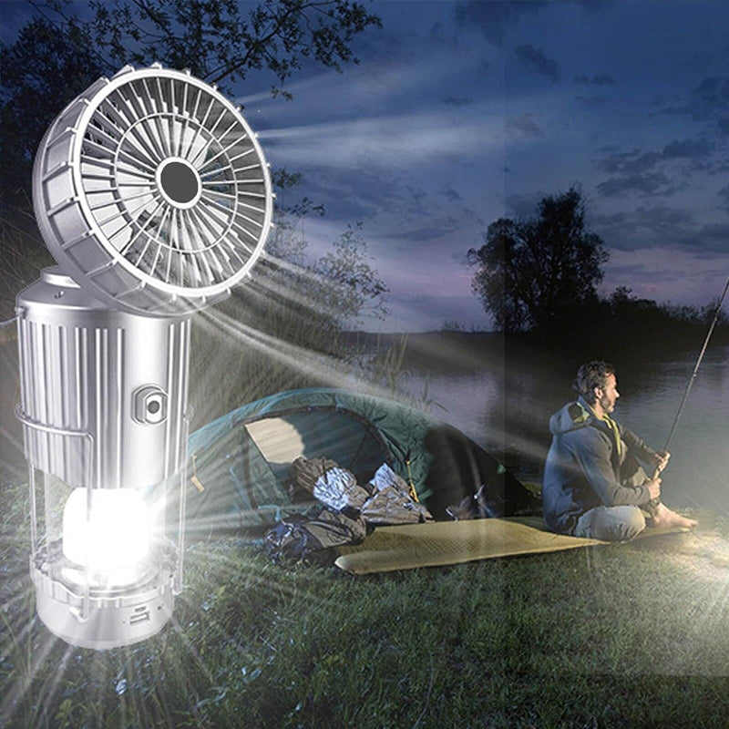 🎐6 in 1 Portable Solar LED Camping Lantern