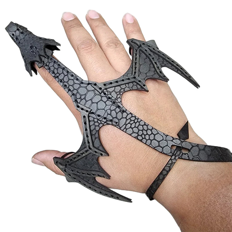 Leather Hand Dragon Cuff