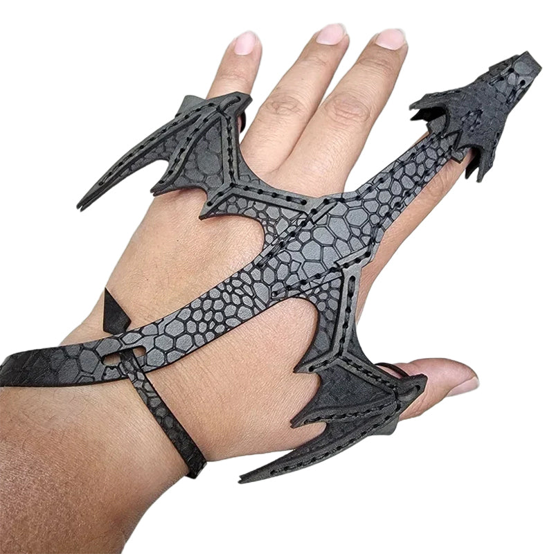 Leather Hand Dragon Cuff