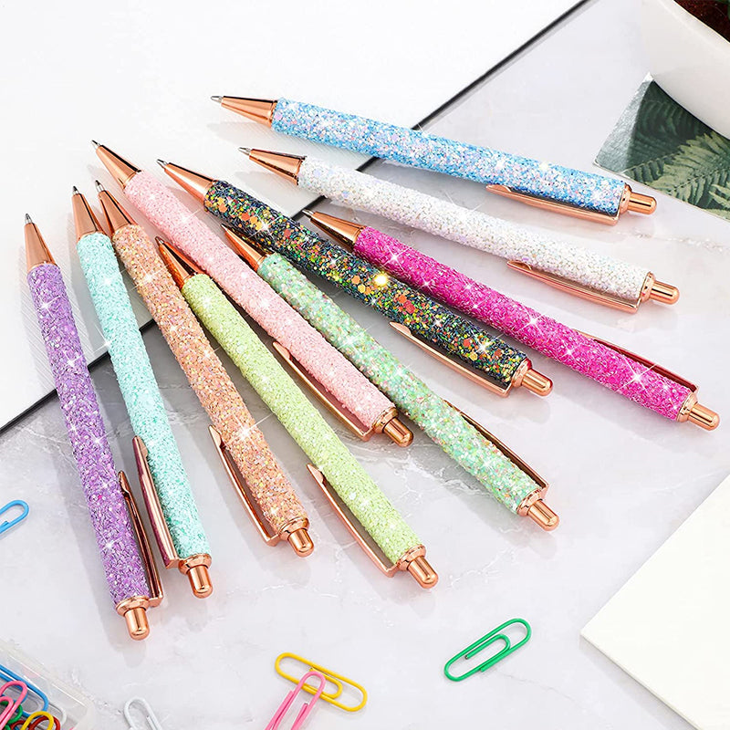 PU Leather Sequin Press Pen