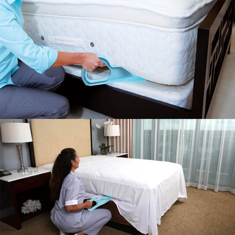 Ergonomic Mattress Wedge Elevator - Bed Making & Mattress Lifting Handy Tool Alleviate Back Pain