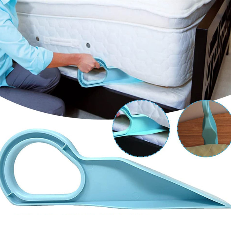 Ergonomic Mattress Wedge Elevator - Bed Making & Mattress Lifting Handy Tool Alleviate Back Pain