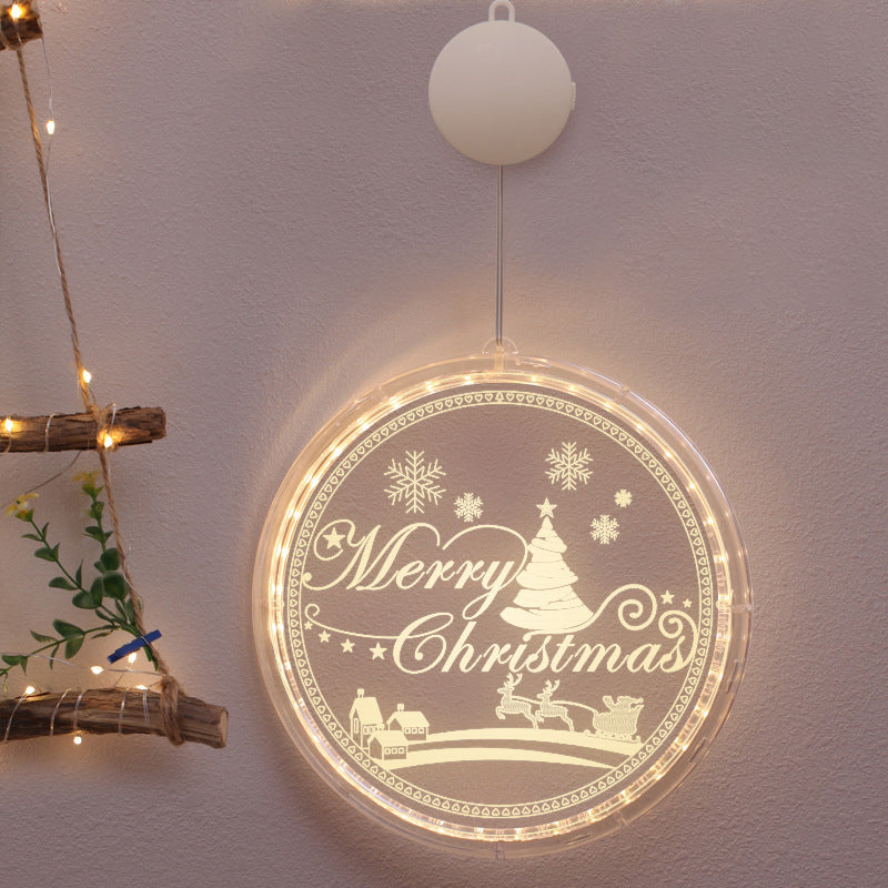 3D Christmas Hanging Lamp