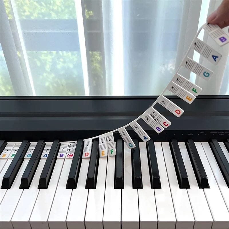 🎁Removable Piano Keyboard Note Labels