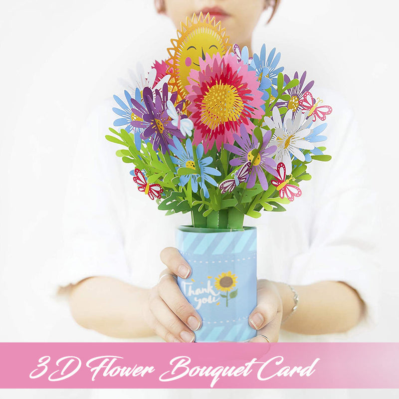 3D Flower Bouquet Card