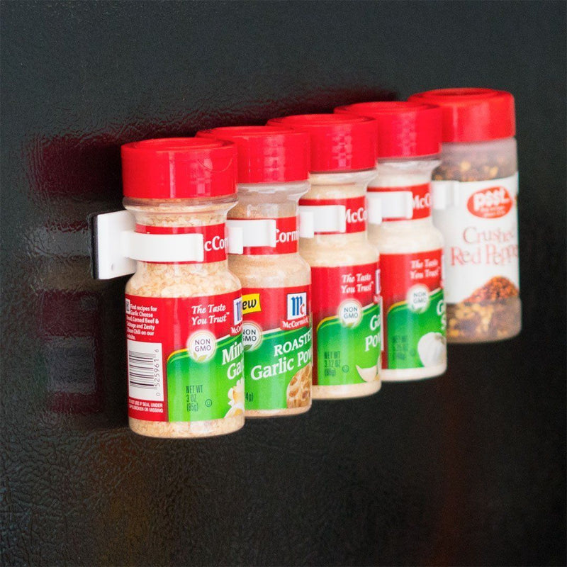 Spice Clips Organizer White 4PCS