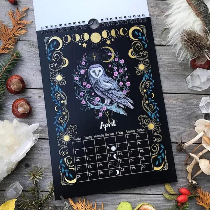 📅2023 Dark Forest Lunar Calendar Mysterious Animals Calendar🌛🌞