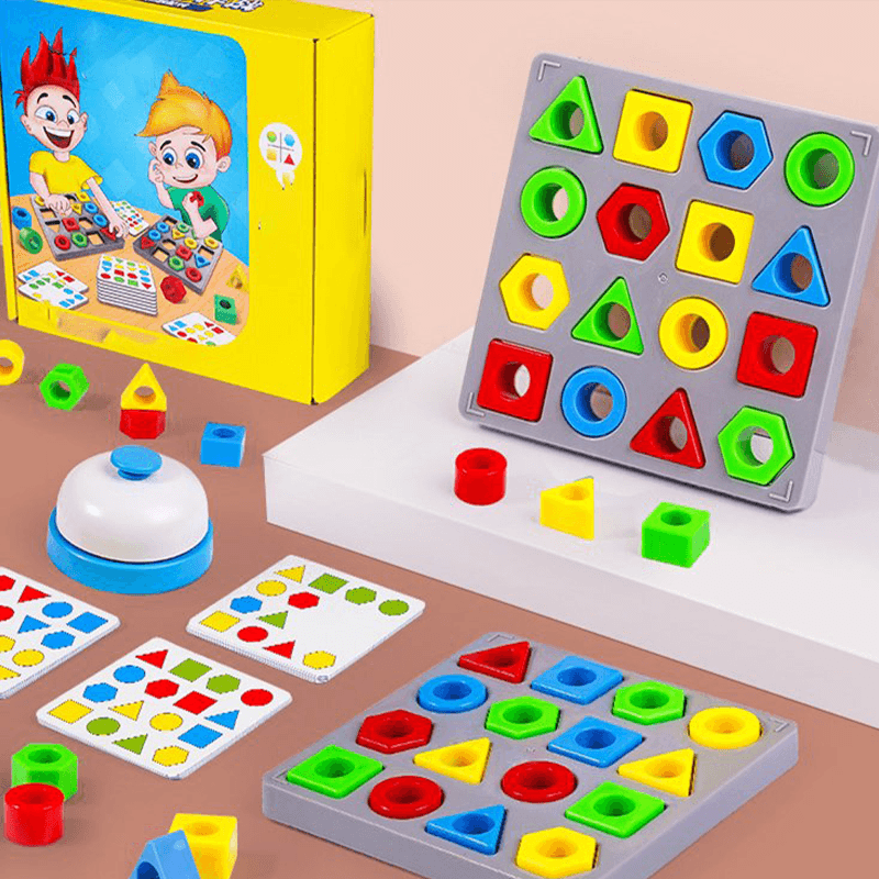 Shape Matching Game Color Sensory Educational Toy