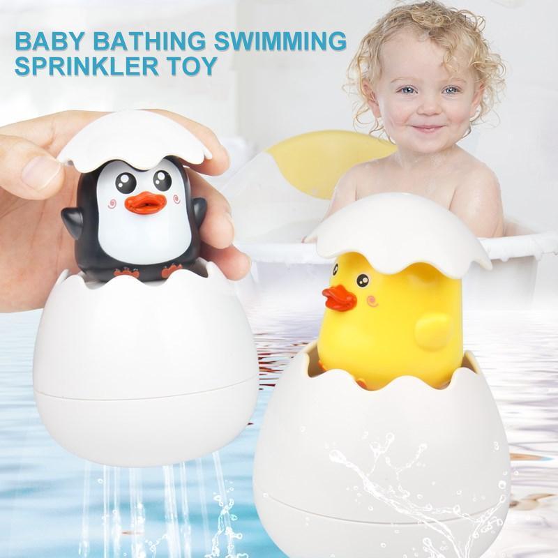 Easter Egg Baby Bathing Swimming Sprinkler Toy