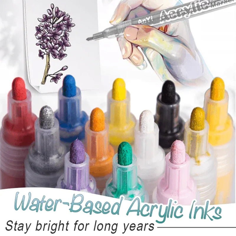 High Pigmented Acrylic Paint Markers