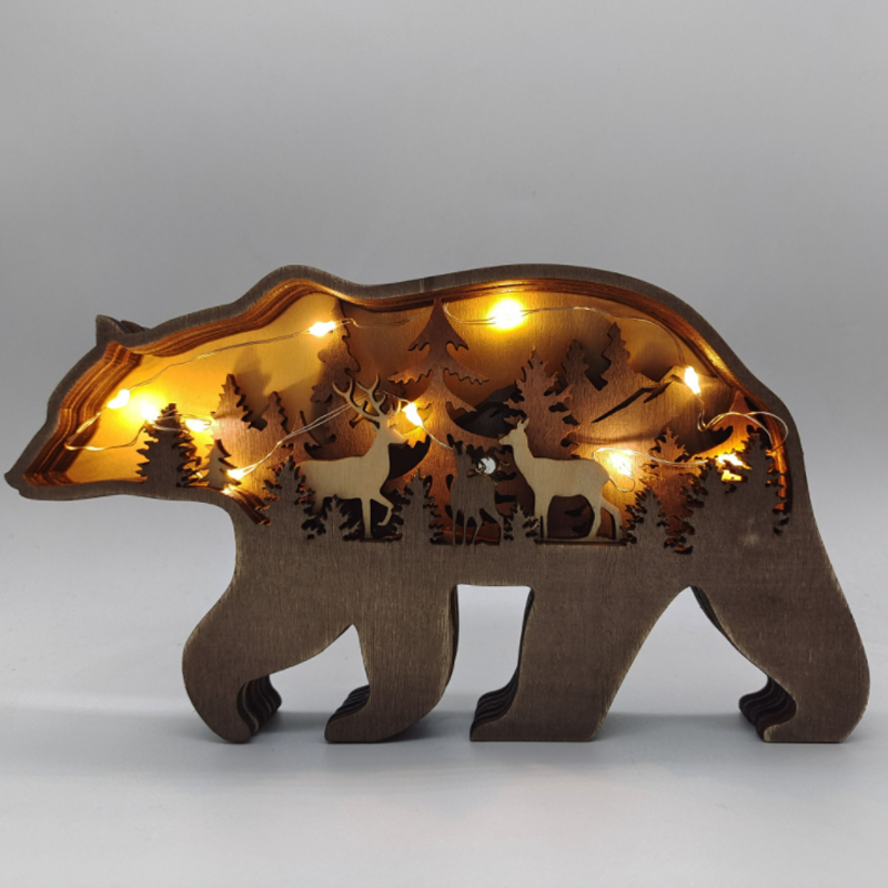 ✨Christmas sale 50% OFF✨3D Creative Wooden Animal Carving Handcraft Gift