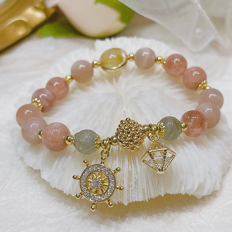 Strawberry Quartz Bracelet