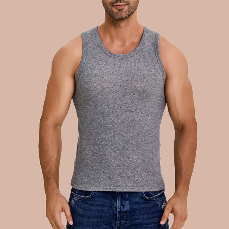 Sleeveless Fleece Crew Neck Cold Thermal Vest