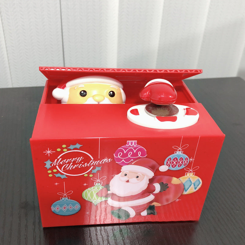 Santa Saving Money Box