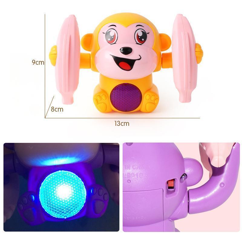 🎄CHRISTMAS SALE NOW🎄Early infant electric flip and head monkey toys