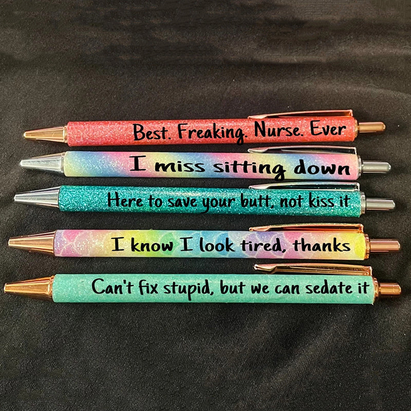 💖Funny Nurses Pens Set(set of 5)