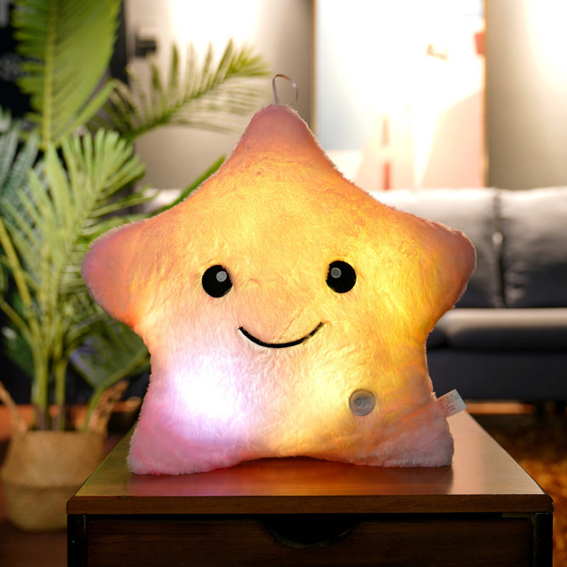 Five-pointed Star Luminous Pillow