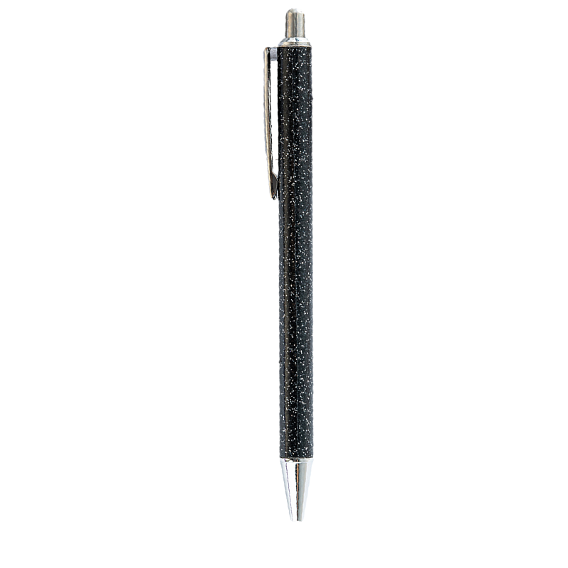 Metal Press Gold Powder Ballpoint Pen