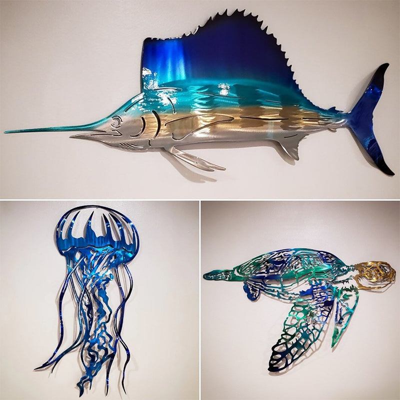 Metal Marine Animal Ornaments