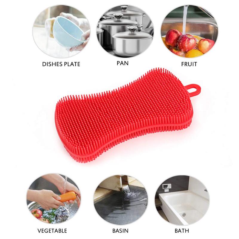 Silicone Kitchen Dishwashing Brush