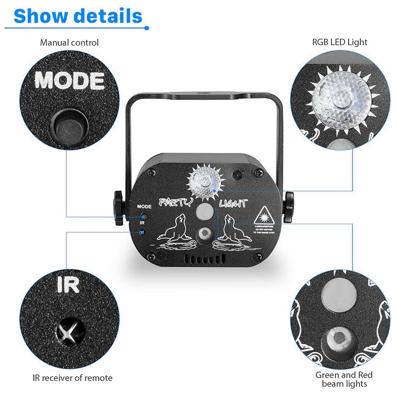 LED Stage Laser Light