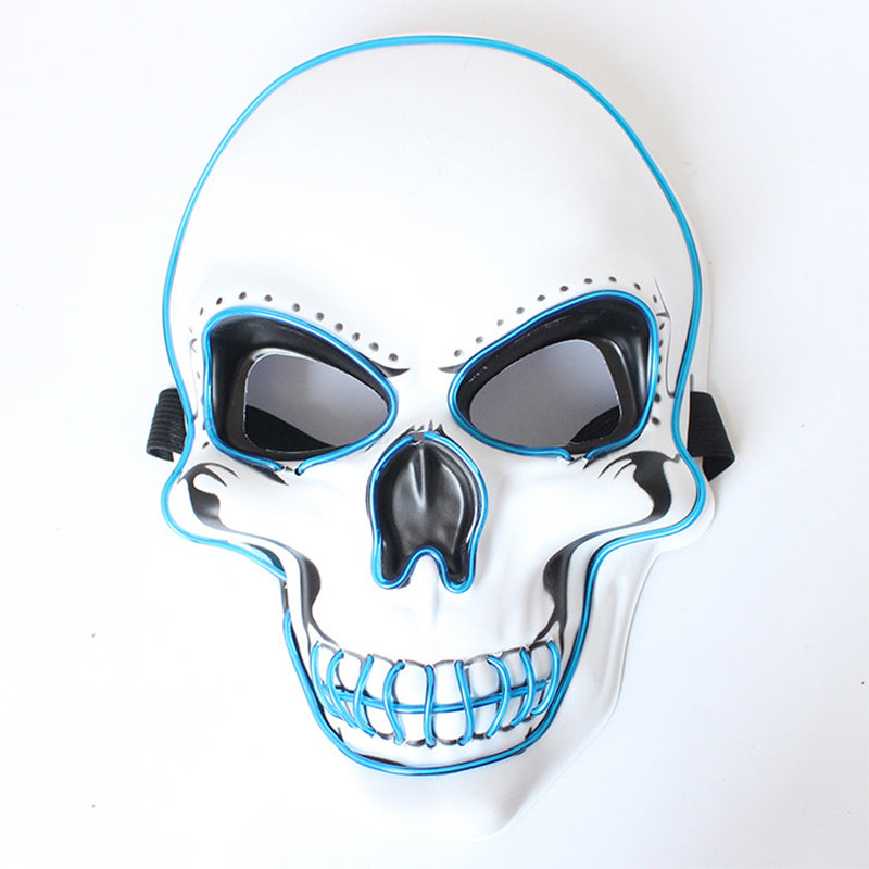 Halloween Mask LED Light Up Scary Skull Mask