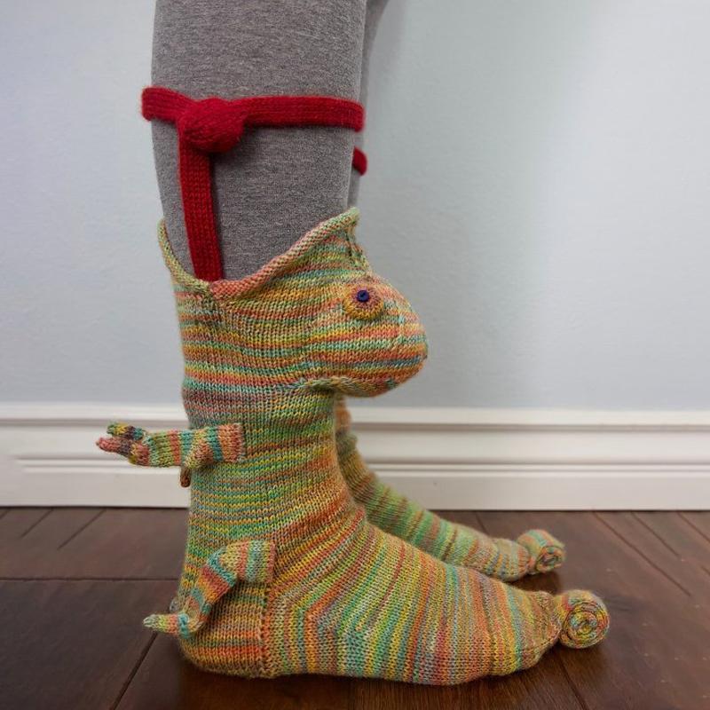 🎅Christmas Sale🎅Animal Wool Knitted Socks Unisex Novelty Winter Warm