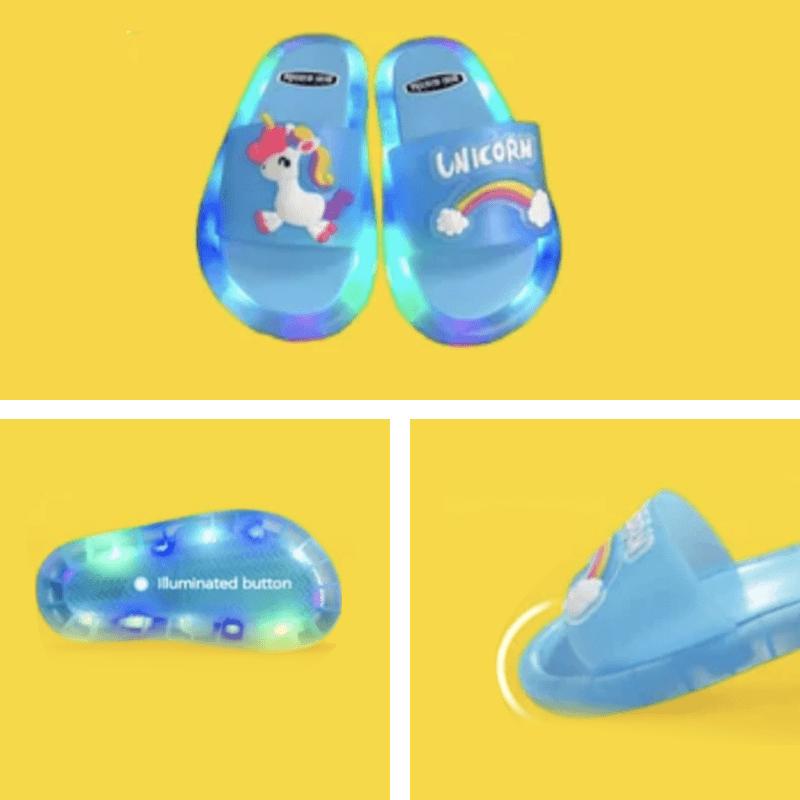 LED Happy Slippers For Children