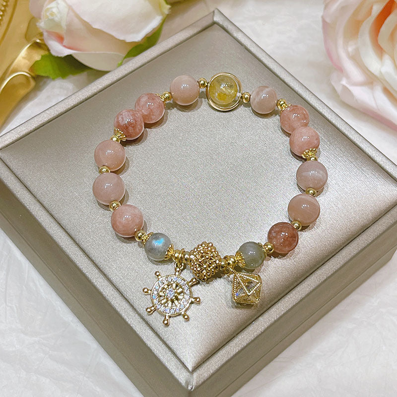 Strawberry Quartz Bracelet