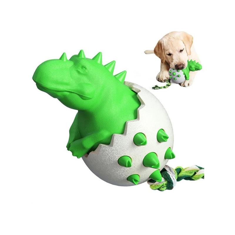 Idearock Dinosaur Eggs Dog Chew Toys