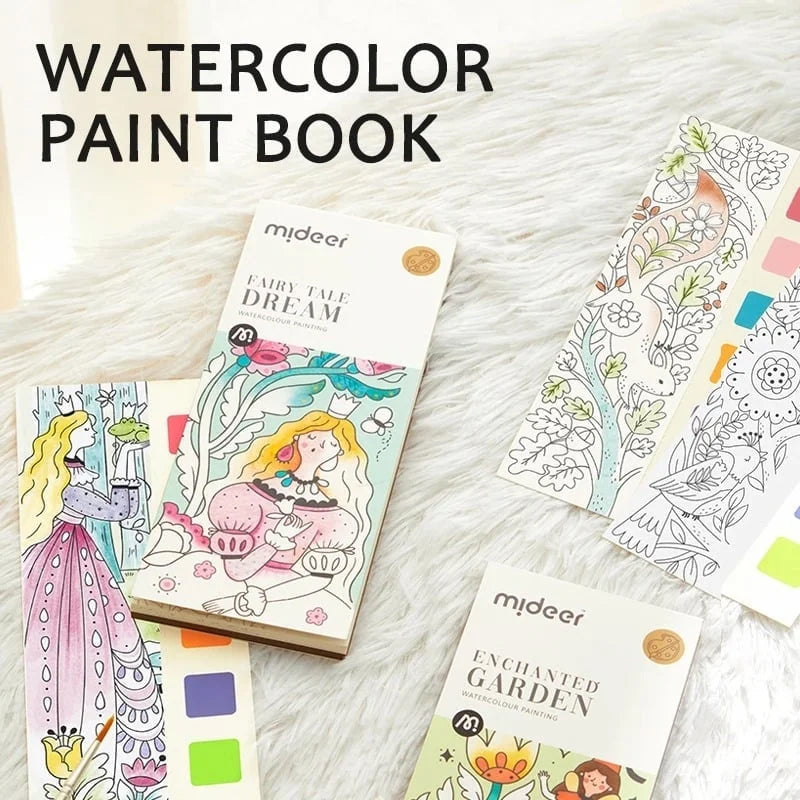 🎅Pocket Watercolor Painting Book🎄🎁