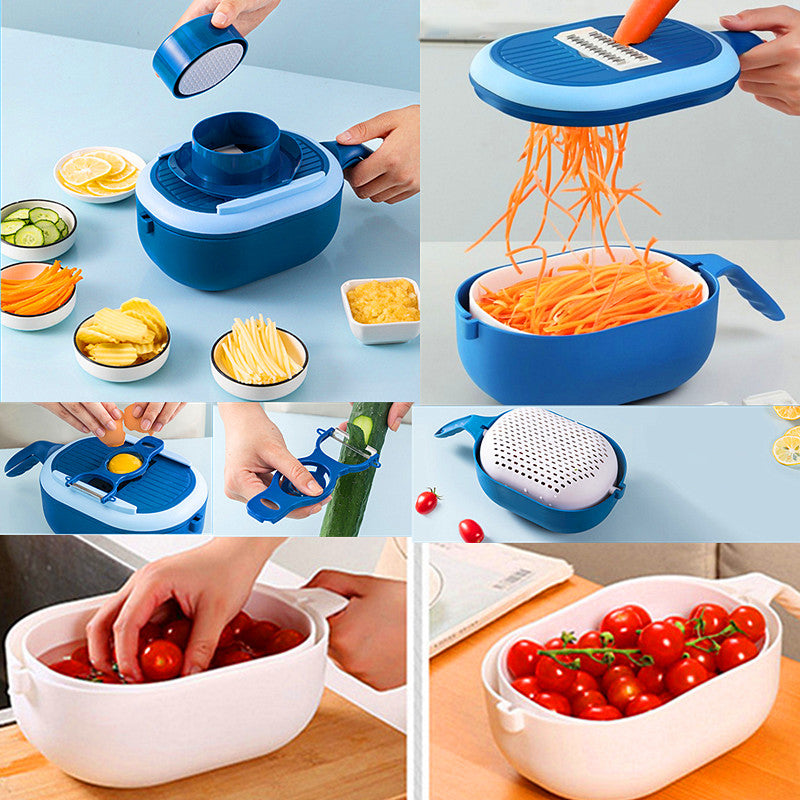 Kitchen Drain Basket with Slicer