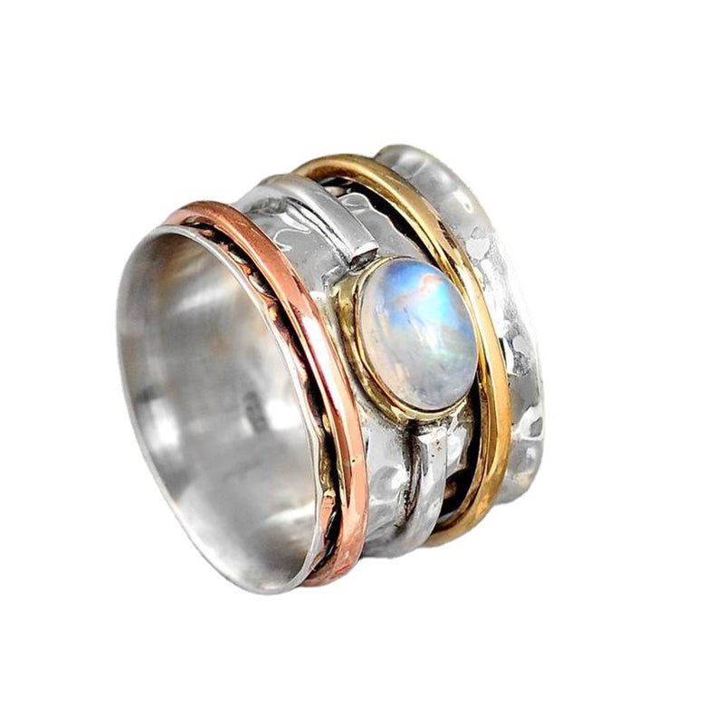 Moonstone Meditation Ring