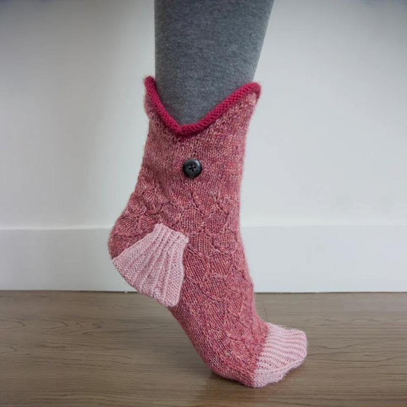 🎅Christmas Sale🎅Animal Wool Knitted Socks Unisex Novelty Winter Warm