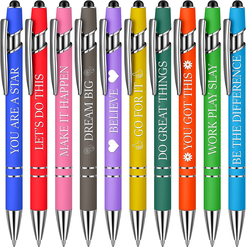 10 pcs Funny Office Pens(Black Ink)