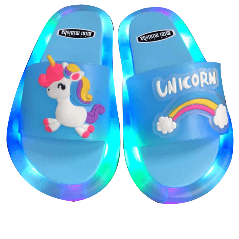 LED Happy Slippers For Children