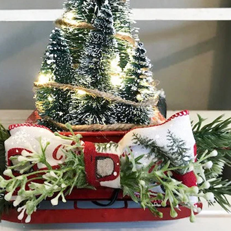 🎄Christmas Sale🔥Red farm Truck Christmas Centerpiece