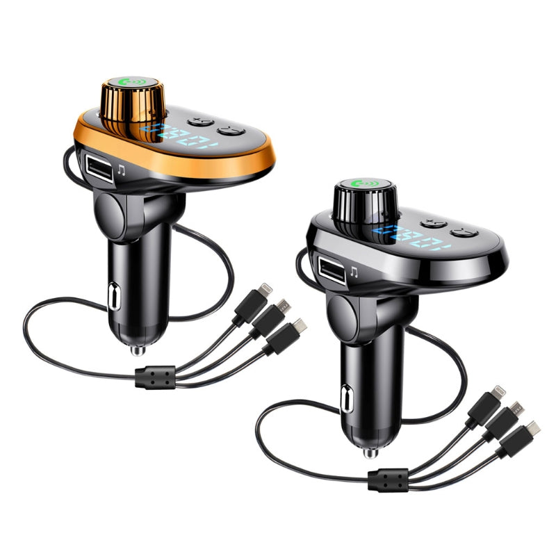 7 in 1 Car Charger & FM Transmitter