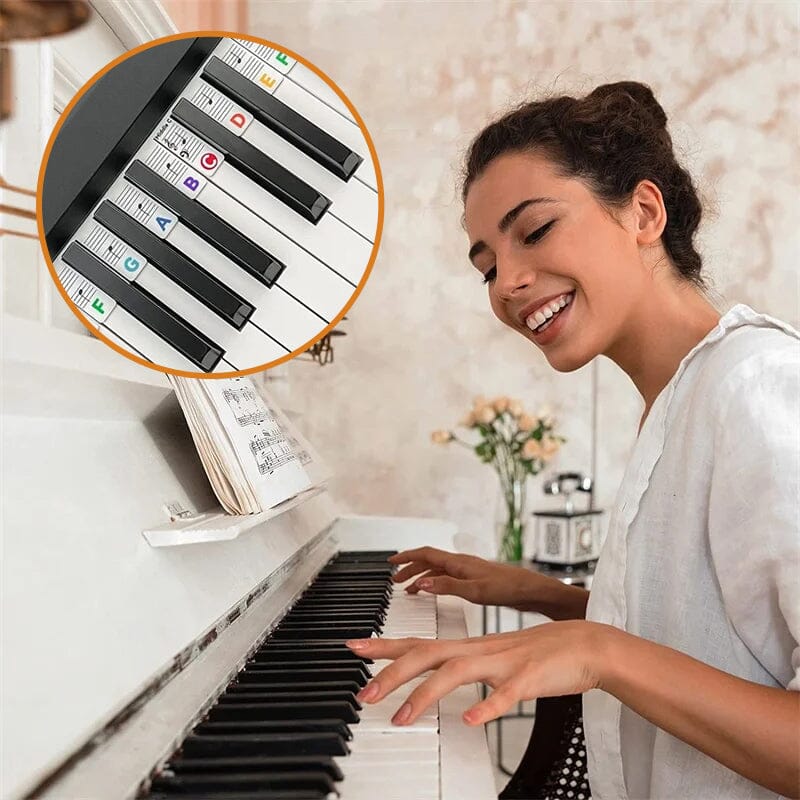 🎁Removable Piano Keyboard Note Labels