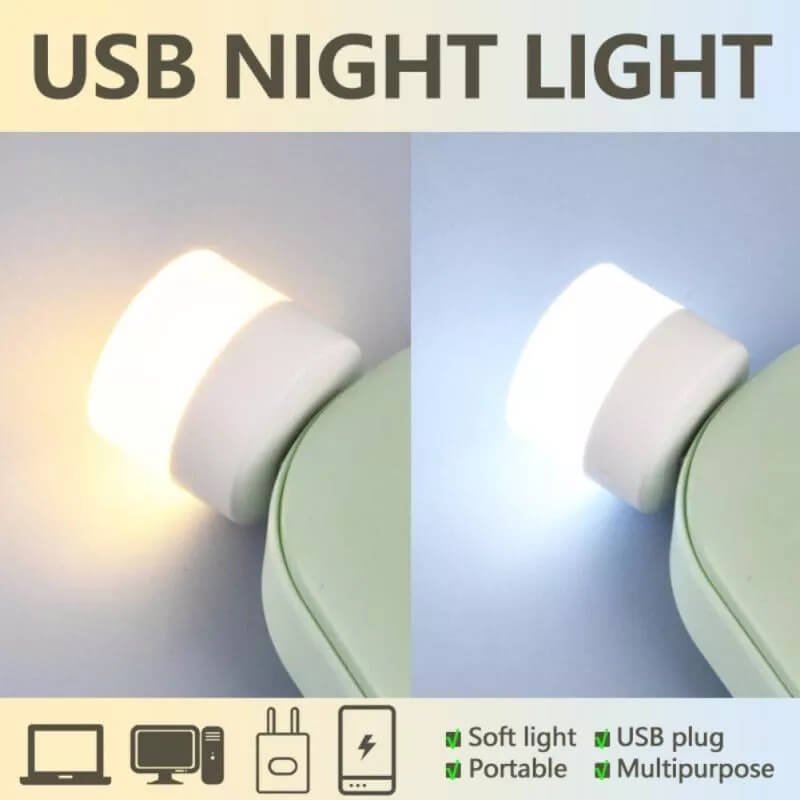 （🔥Summer Sale up to 49% off🔥）USB Mobile Small Round Light