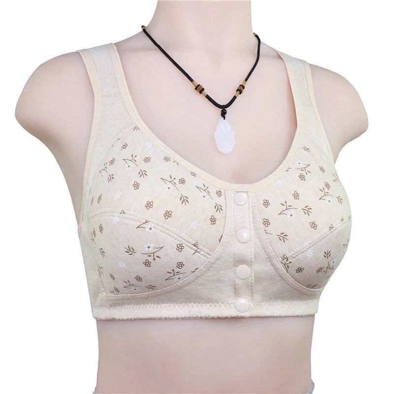 Convenient Front Button Bra