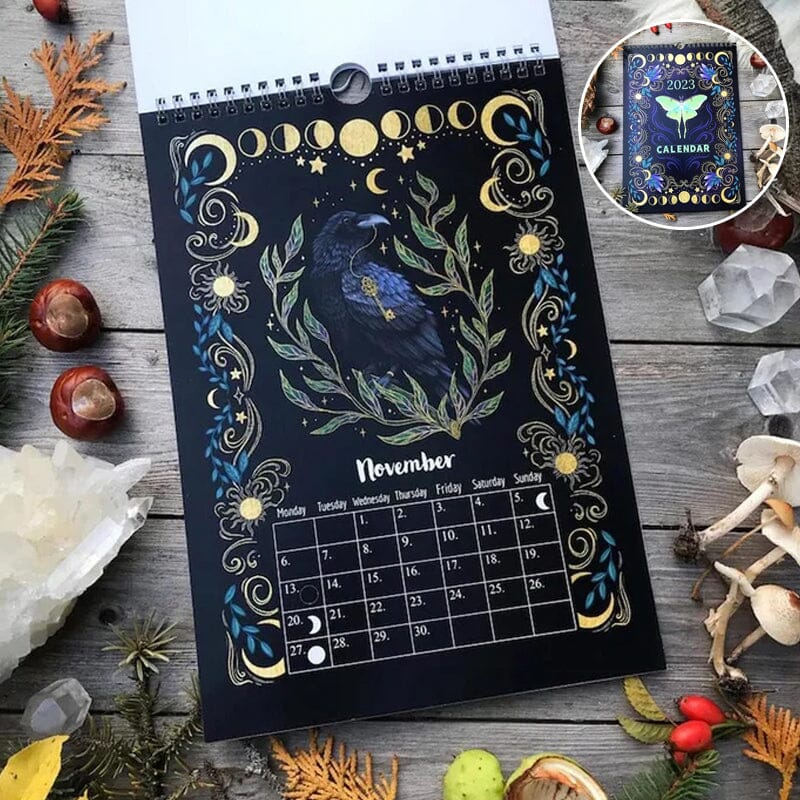 📅2023 Dark Forest Lunar Calendar Mysterious Animals Calendar🌛🌞