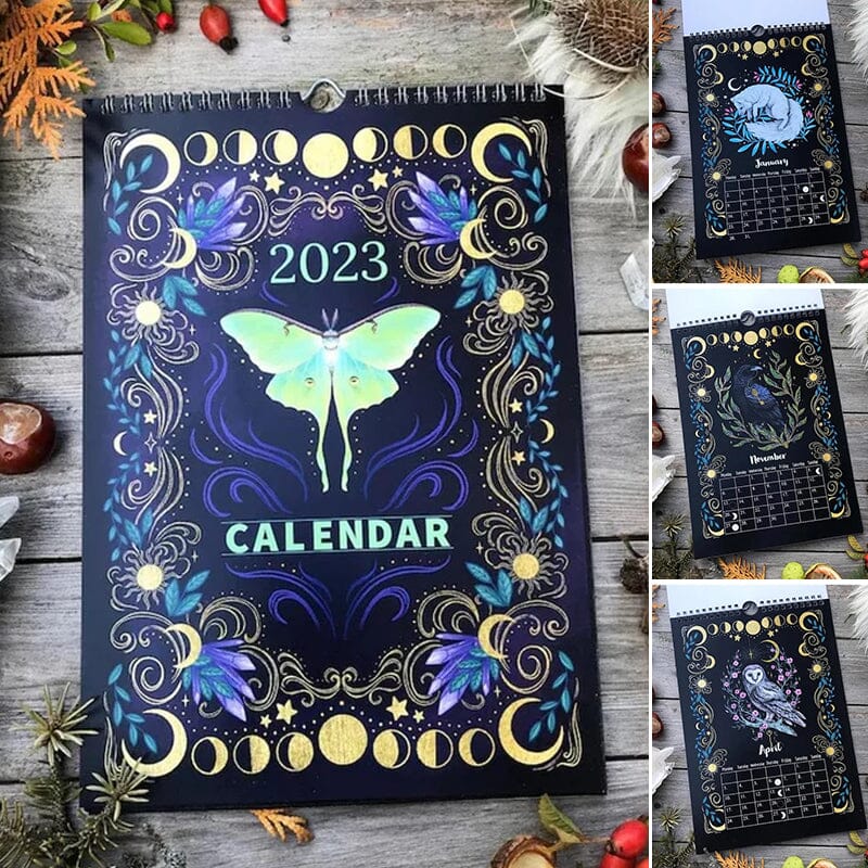 📅2023 Dark Forest Lunar Calendar Mysterious Animals Calendar🌛🌞