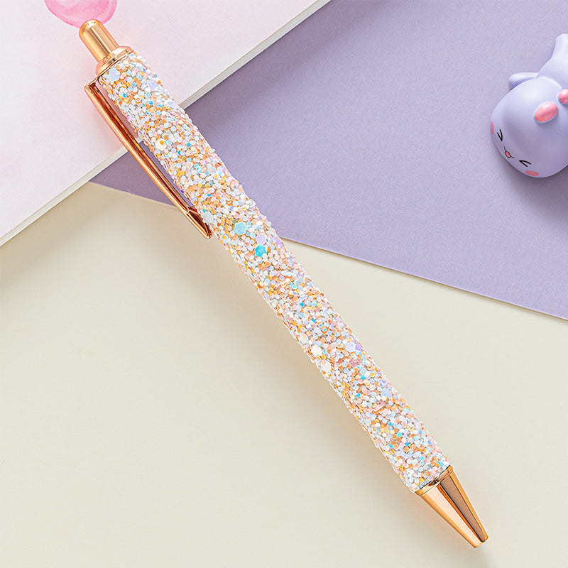 PU Leather Sequin Press Pen