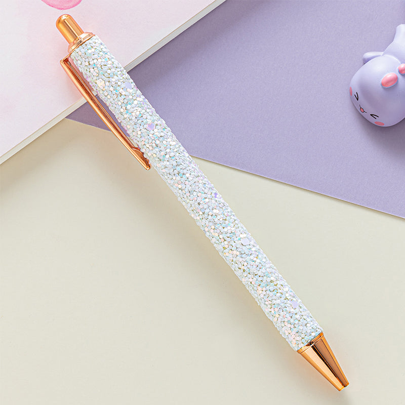 PU Leather Sequin Press Pen